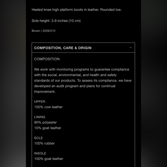 Zara platform leather Boots camel, - Picture 9 of 10